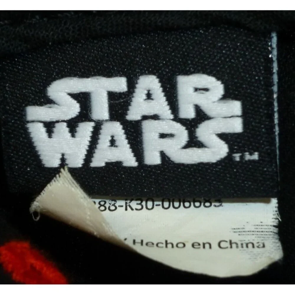 Star Wars Snapback Hat Darth Vader Graphic Brim & Red Logo Embroidery‎